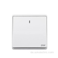 UK Standard 1Gang 2Way Switch mit Neon White